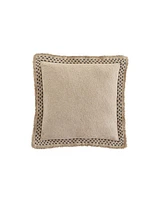 Anaya Home Hand Quilted Border Cotton Pillow