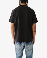 True Religion Men's Cotton Buddha-Face Crewneck T-Shirt