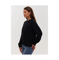 Bench Dna Women's Georgiana Raglan Crew Neck Sweater