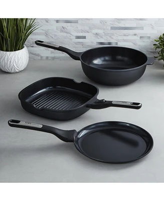 BergHOFF Leo Phantom 3pc Nonstick Ceramic Specialty Cookware Set, Recycled