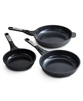 BergHOFF Leo Phantom 3pc Nonstick Ceramic Fry Pan Set, Recycled