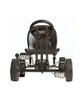 hauck Lightning Ergonomic Pedal Ride On Go Kart Toy for Boys and Girls, Black