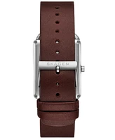 Skagen Men's Hagen Quartz Three-Hand Brown Pro-Planet Leather 36mm