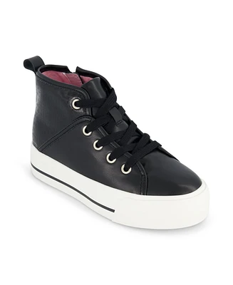 Dkny Little and Big Girls Katie Linda High Top Sneaker