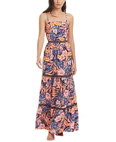 Red Carter Women's Tie Back Maxi Dress Cover-Up