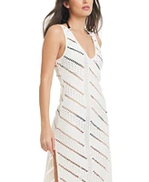 Red Carter Women's Long Tank Reversible Dress Cover-Up