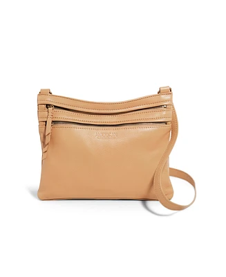 American Leather Co. Orrin Double Zip Crossbody