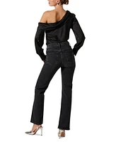 Astr the Label Women's Ellen Off-Shoulder Long-Sleeve Top