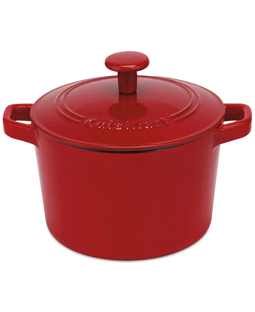 Cuisinart Chef's Classic Enameled Cast Iron 3- Qt. Round Covered Casserole