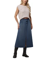 Frye Women's Denim Maxi Skirt