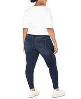 Celebrity Pink Trendy Plus Mid-Rise Skinny Jeans