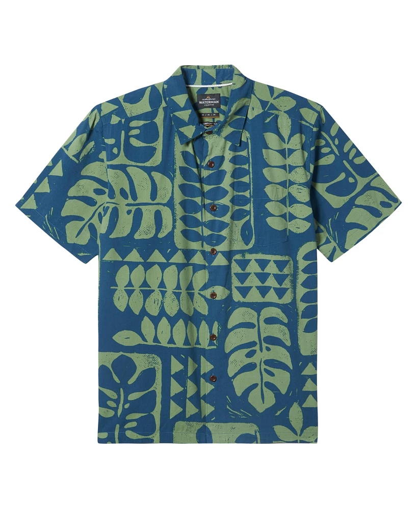 Quiksilver Waterman Men's Turtle Island Short Sleeve Shirt