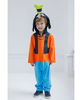 Disney Toddler Boys Mickey Mouse Goofy Pluto Zip Up Coverall