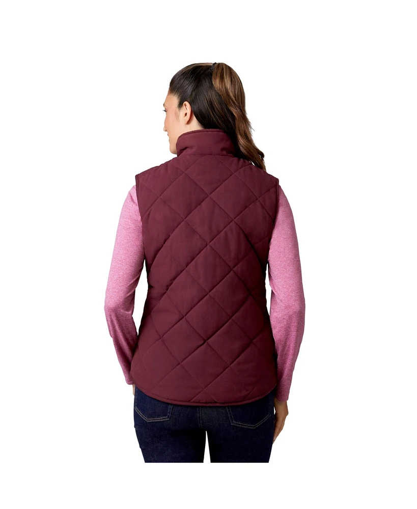 Free Country Women's Cascade Canvas Reversible Vest