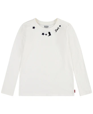 Levi's Toddler Girls Long Sleeve Stars Tee