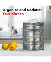 Amici Home Rustic Kitchen Metal Coffee Canister