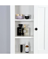 Slickblue Bathroom Wooden Wall Cabinet with a Door