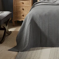 Ihi Home Serena Matelasse Queen Coverlet, Grey