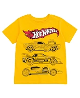 Hot Wheels Boys T-Shirt and Mesh Shorts Outfit Set to