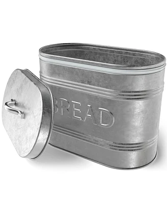 Amici Home Rustic Kitchen Metal Bread Bin