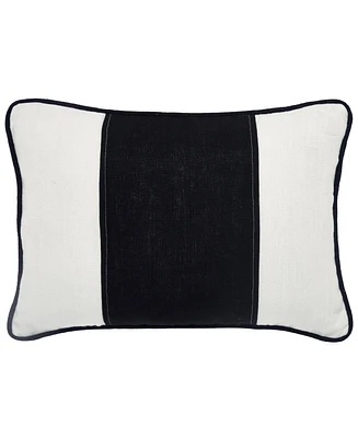 Ihi Home Linen Stripe Pillow, 14"x 20"