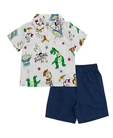 Disney Boys Polo Shirt and Twill Shorts Outfit Set to (2T - 10-12)