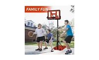 Slickblue Outdoor Height Adjustable Basketball Hoop