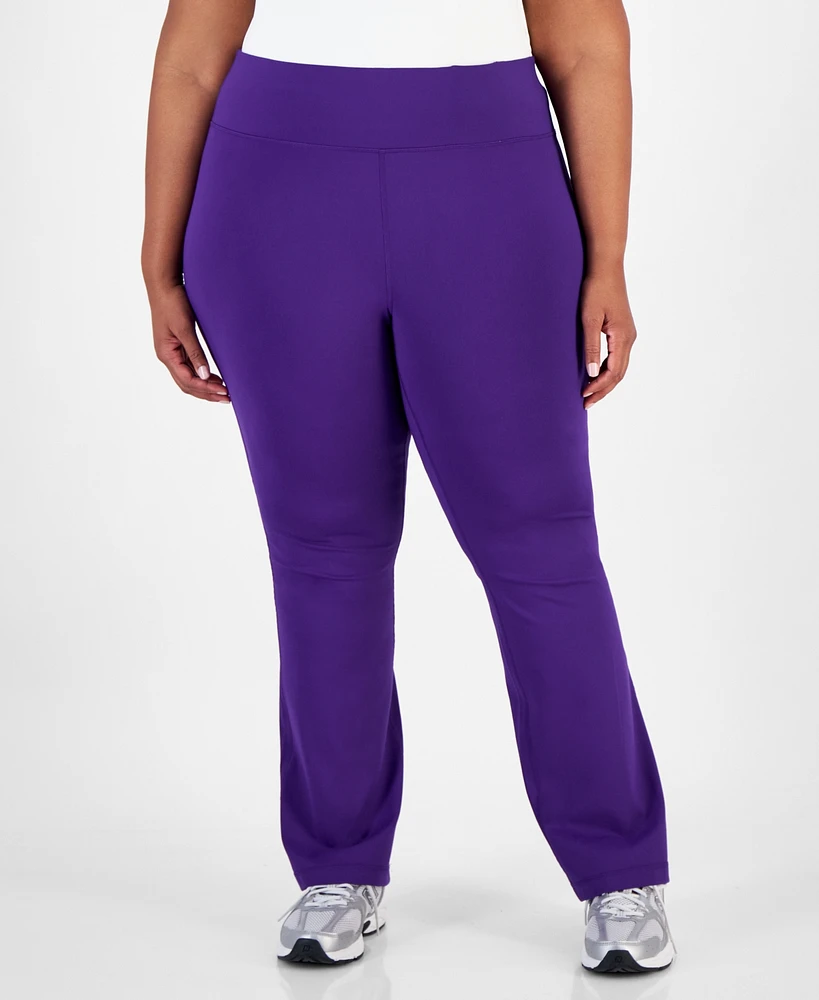 Id Ideology Plus High Rise Flared Leggings, Created for Macy's