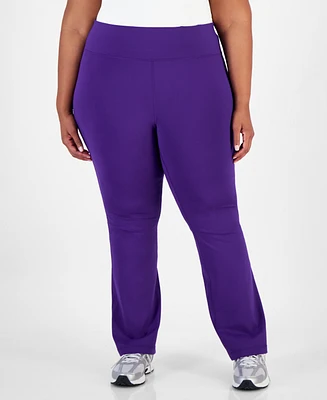 Id Ideology Plus High Rise Flared Leggings, Created for Macy's