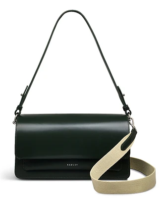 Radley London Leather Lane Flap Over Shoulder Bag