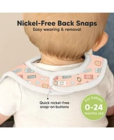 KeaBabies 8-Pack Coast Baby Bibs for Boy, Girl, Drool Bibs, Bib Girls, Boys