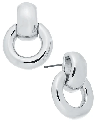 On 34th Small Open Doorknocker Drop Earrings, Created for Macy's