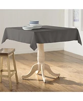 Slickblue 52x52 Inch Square Tablecloth Durable Polyester Poplin, Perfect for Dining & Events