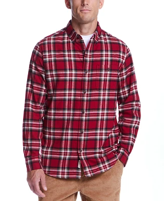 Weatherproof Vintage Men's Plaid Flannel Shirt