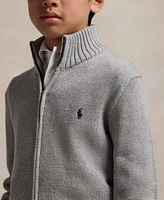 Polo Ralph Lauren Big Boys Cotton Full-Zip Sweater