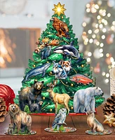 Designocracy Holy Gifts Nativity-Themed Collectible Tabletop Christmas Tree by G.DeBrekht