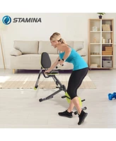 Stamina Products Stamina Wonder Stationary Portable Magnetic Resistance Training Exercise Bike