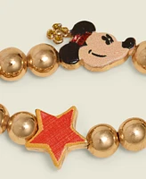 Disney | Macy's Mickey Mouse & Minnie Mouse Icon Pisa Bracelet, Created for Macy's