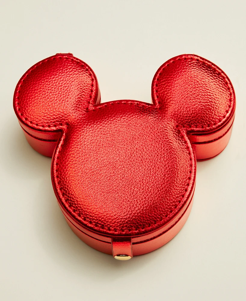 Disney | Macy's Mickey Mouse Metallic Jewelry Storage Case, Created for Macy's