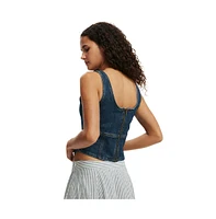 Cotton On Women's Codie Denim Corset