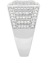 Grown With Love Men's Lab Grown Diamond Square Cluster Ring (2 ct. t.w.) in 10k Gold