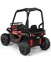 Costway 12V Kids Ride On Utv Truck Rc Electric Car w/MP3 & Light