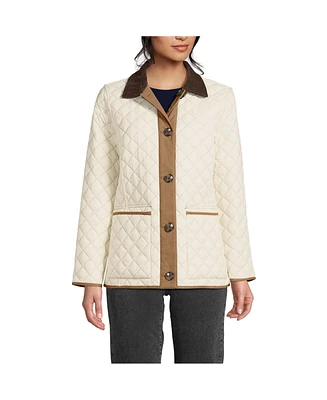 Lands' End Women's Reversible Barn Quilted Insulated Jacket