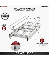 Rev-a-Shelf Kitchen Cabinet Pullout Shelf Organizer, x In