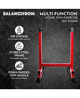 BalanceFrom Fitness BalanceFrom Multi-Function Home Gym Exercise Dip Stand, 500lb Capacity