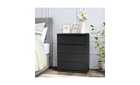 Slickblue Simple Wood 4-Drawer Dresser – Classic and Functional Storage