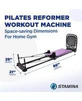 Stamina Products Stamina 55-4379 AeroPilates Reformer Plus Whole Body Resistance Workout System