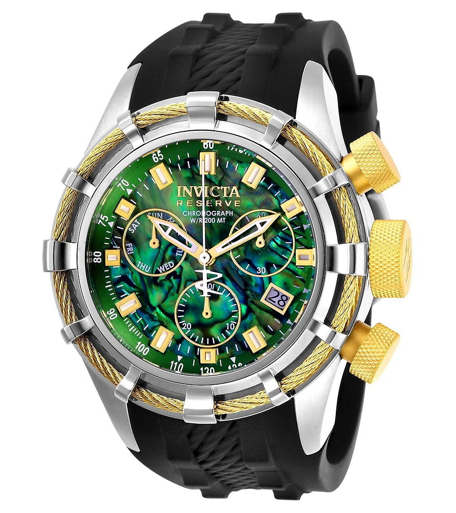 Invicta Men's 26193 Reserve Automatic Chronograph Green Dial Watch