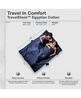 Cocoon Premium - TravelSheet - Egyptian Cotton - Double