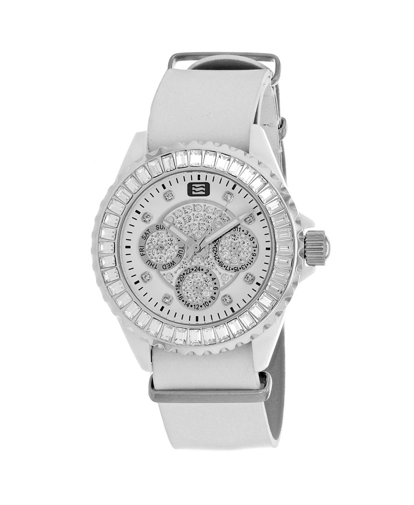 Oceanaut Women's Ceramic White Dial Watch - OC0213CL